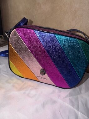 Kurt Geiger Rainbow Metallic Crossbody Bag - Multicolor